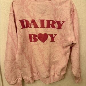 *VIRAL Dairy Boy Crewneck *SOLD OUT* 🩷BUBBLE GUM PINK SPECIAL ADDITION*